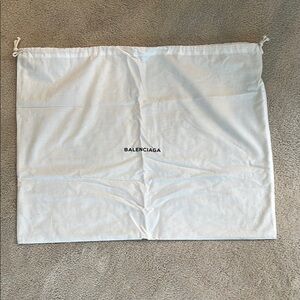 Balenciaga White Dust Bag